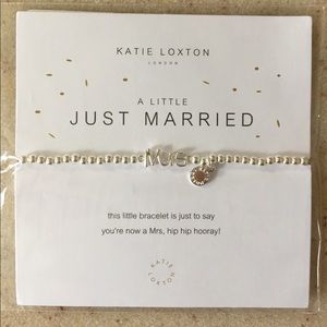 NEW Katie loxton “just married” bracelet